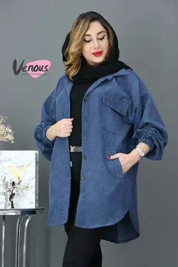 خرید آنلاین و حضوری مانتو مخمل کبریتی سه جیب کد 782 ونوس مد