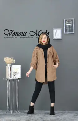 خرید آنلاین و حضوری مانتو مخمل کبریتی سه جیب کد 782 ونوس مد
