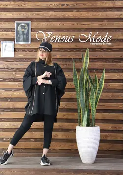 مانتو پانچ زنجیردار کد 741 | فروشگاه اینترنتی ونوس مد