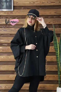 مانتو پانچ زنجیردار کد 741 | فروشگاه اینترنتی ونوس مد