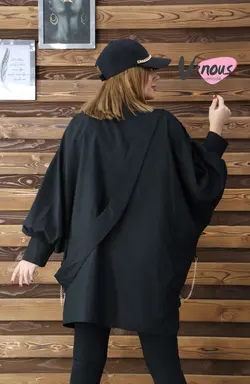 مانتو پانچ زنجیردار کد 741 | فروشگاه اینترنتی ونوس مد