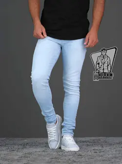 شلوار جین  آبی یخی کد287 شیک و مدروز با  فروشگاه ونوس مد