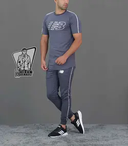 ست تیشرت و شلوار نیوبالانس کد 256 خرید انواع ست های مردانه