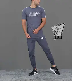 ست تیشرت و شلوار نیوبالانس کد 256 خرید انواع ست های مردانه