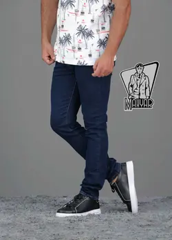 شلوار جین سورمه ای کد 252 با کیفیت و خاص در فروشگاه ونوس مد