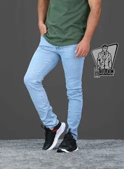 شلوار جین آبی روشن کد 242 خاص و شیک در مجموعه انلاین ونوس مد