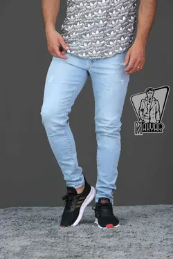 شلوار جین آبی یخی کد 224 شیک و با کیفیت درفروشگاه ونوس مد