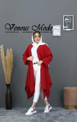 خرید آنلاین و حضوری مانتو حریر میله ای آماندا کد 559 در ونوس