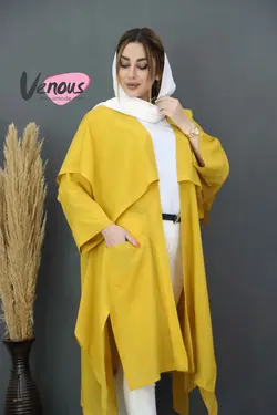 خرید آنلاین و حضوری مانتو حریر میله ای آماندا کد 559 در ونوس