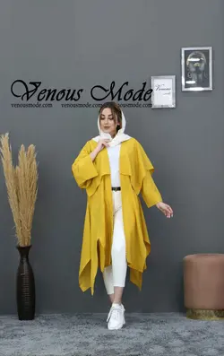 خرید آنلاین و حضوری مانتو حریر میله ای آماندا کد 559 در ونوس