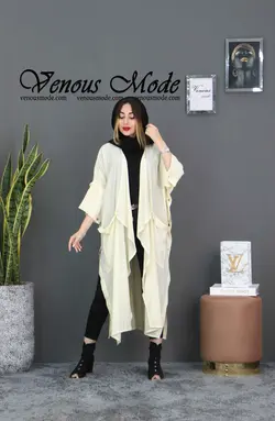 خرید اینترنتی و حضوری مانتو بلند بغل دکمه با پارچه خنک کریشه