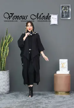 خرید اینترنتی و حضوری مانتو بلند بغل دکمه با پارچه خنک کریشه