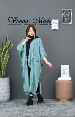 خرید اینترنتی و حضوری مانتو بلند بغل دکمه با پارچه خنک کریشه