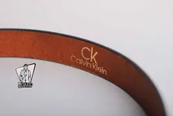 خرید اینترنتی کمربند قهوه ای روشن CALVIN KLEIN | فروشگاه اینترنتی ونوس مد