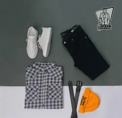 خرید اینترنتی پیراهن چهار خونه سایز بزرگ کد 108 | فروشگاه اینترنتی ونوس مد