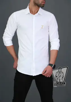 خرید اینترنتی پیراهن آستین بلند zara men کد 102 | فروشگاه اینترنتی ونوس مد