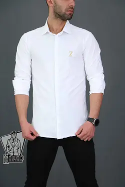 خرید اینترنتی پیراهن آستین بلند zara men کد 102 | فروشگاه اینترنتی ونوس مد