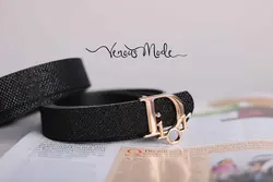 خرید آنلاین کمربند Dior مشکی لمه کد 24 | فروشگاه اینترنتی ونوس مد