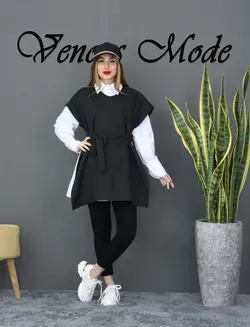 خرید آنلاین مانتو دو تیکه مازراتی کد 389 | فروشگاه اینترنتی ونوس مد