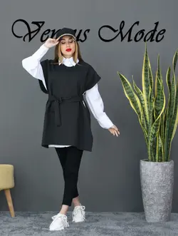 خرید آنلاین مانتو دو تیکه مازراتی کد 389 | فروشگاه اینترنتی ونوس مد