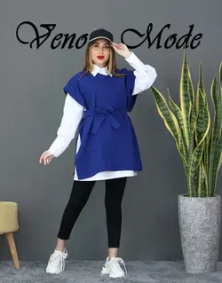 خرید آنلاین مانتو دو تیکه مازراتی کد 389 | فروشگاه اینترنتی ونوس مد