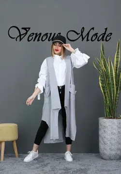 خرید آنلاین مانتو دو تیکه وست کد 387 | فروشگاه اینترنتی ونوس مد