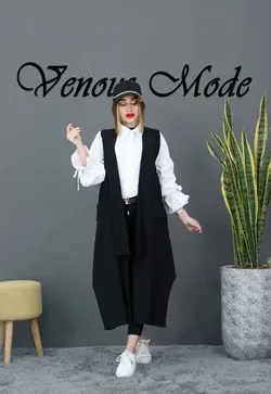 خرید آنلاین مانتو دو تیکه وست کد 387 | فروشگاه اینترنتی ونوس مد