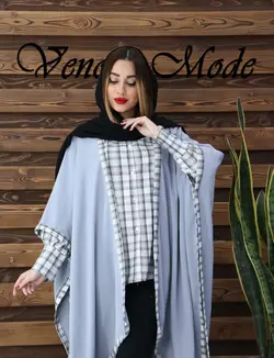 مانتو پانچ و شومیز چهارخونه کد 363 | فروشگاه اینترنتی ونوس مد