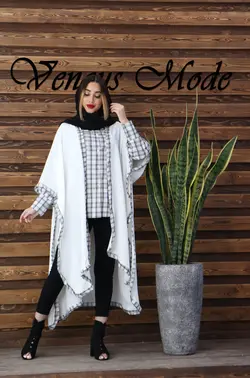 مانتو پانچ و شومیز چهارخونه کد 363 | فروشگاه اینترنتی ونوس مد