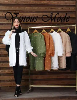 مانتو زبرا آستین پفی کد 358 | فروشگاه اینترنتی ونوس مد