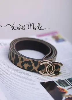 خرید آنلاین کمربند پلنگی CHANNEL کد 07 | فروشگاه اینترنتی ونوس مد