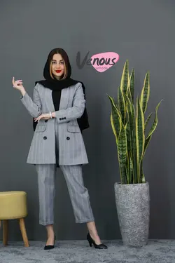 خرید آنلاین ست کت و شلوار چهارخونه کد 318 | فروشگاه اینترنتی ونوس مد