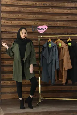 خرید آنلاین پالتو سوییت آستین بنددار کد 261 | در فروشگاه اینترنتی ونوس مد