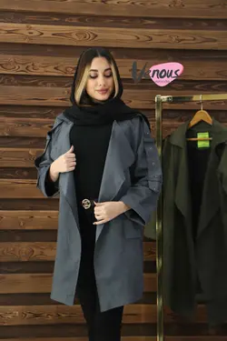 خرید آنلاین پالتو سوییت آستین بنددار کد 261 | در فروشگاه اینترنتی ونوس مد