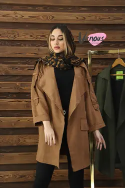 خرید آنلاین پالتو سوییت آستین بنددار کد 261 | در فروشگاه اینترنتی ونوس مد