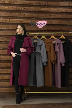 خرید آنلاین پالتو سوییت یقه آمریکایی کد 258 | در فروشگاه اینترنتی ونوس مد