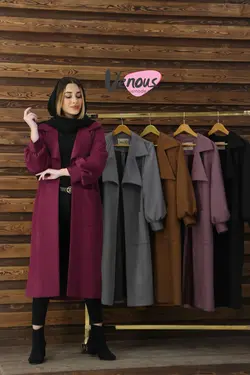 خرید آنلاین پالتو سوییت یقه آمریکایی کد 258 | در فروشگاه اینترنتی ونوس مد