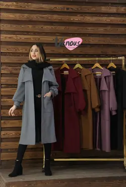 خرید آنلاین پالتو سوییت یقه آمریکایی کد 247 | در فروشگاه اینترنتی ونوس مد