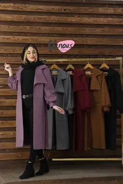 خرید آنلاین پالتو سوییت یقه آمریکایی کد 247 | در فروشگاه اینترنتی ونوس مد