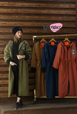 خرید اینترنتی مانتو میکرو آستردار بلند | فروشگاه اینترنتی ونوس مد