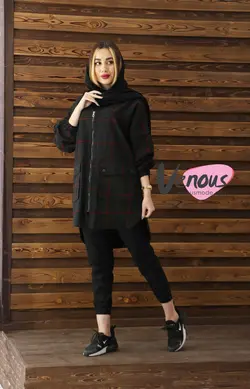 مانتو چهارخونه پشمی کد 139 | فروشگاه اینترنتی ونوس مد