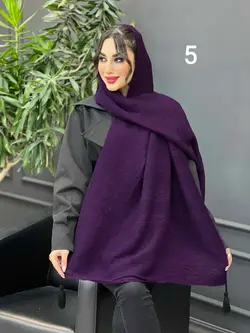 شال پلیسه ساده کد 3751 شیک و خاص در مجموعه انلاین ونوس مد