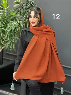 شال پلیسه ساده کد 3751 شیک و خاص در مجموعه انلاین ونوس مد
