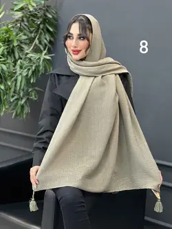 شال پلیسه ساده کد 3751 شیک و خاص در مجموعه انلاین ونوس مد