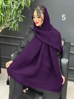 شال پلیسه ساده کد 3751 شیک و خاص در مجموعه انلاین ونوس مد