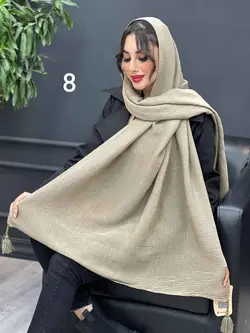 شال پلیسه ساده کد 3751 شیک و خاص در مجموعه انلاین ونوس مد