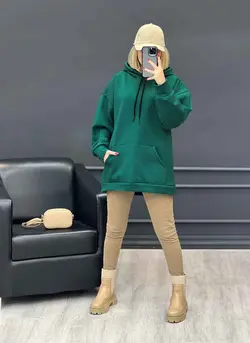 هودی کلاه دار جلو جیب کد 4116 | فروشگاه اینترنتی ونوس مد