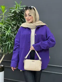 مانتو کتان دو جیب کد 4172 شیک و خاص در مجموعه انلاین ونوس مد
