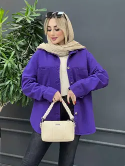 مانتو کتان دو جیب کد 4172 شیک و خاص در مجموعه انلاین ونوس مد