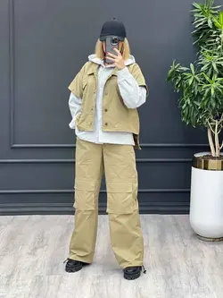 ست سه تیکه کارگو کد 4149 شیک و خاص در مجموعه انلاین ونوس مد